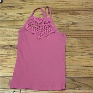 aeropostal pink tang top